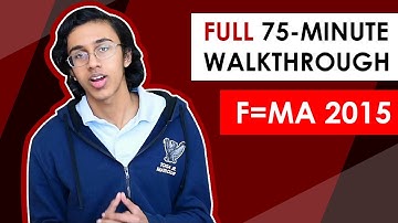 Full Timed F=ma 2015 Walkthrough (Final Score of 19 oop)