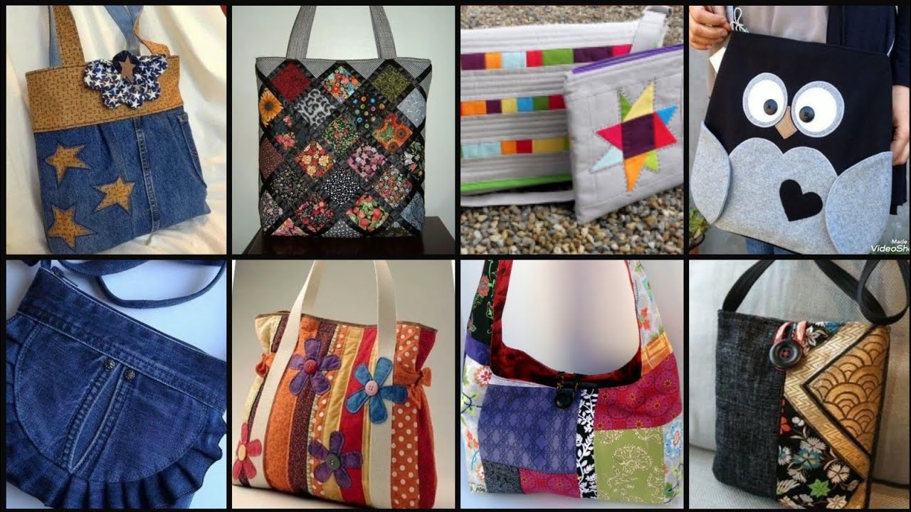 30 New Beautiful Handmade Fabric Bag Designs  DIY Fabric Bag Designs   Fabric Handbags For Ladies  YouTube