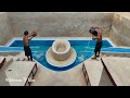 Awesome Men Hard Work to Build Vision Underground House with Pools By Ancient Skills