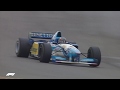 Schumacher and alesi duel in germany  1995 european grand prix