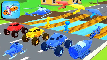 Shape-shifting All Levels Mobile Gameplay Walkthrough iOS,Android Stick Game New Update ep7