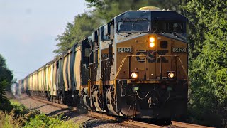 CSX M506 passes Anna at CP 105 with friendly crew and awesome P3!