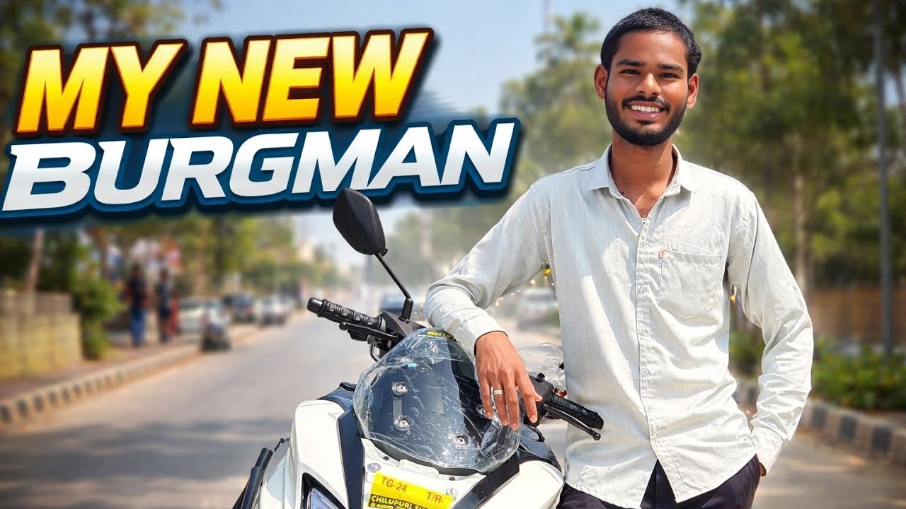My New Burgman😊🎉