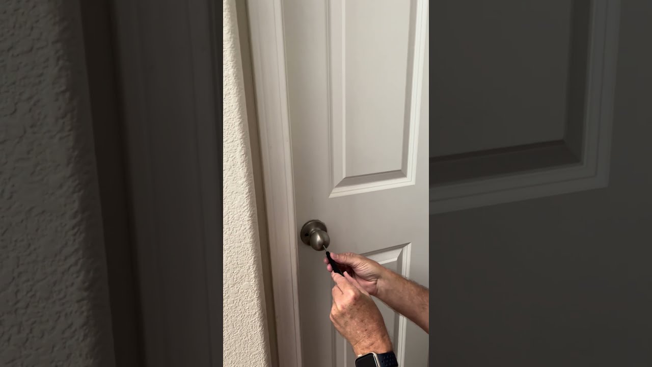 How To Unlock A Bathroom Door