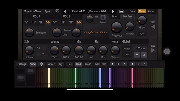 New Cast P5 Horn on Synth One