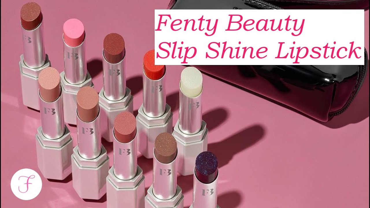 Fenty Slip Shine Lipstick - Swatches