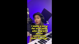 I made a song for everyone who regrets never confessing their feelings.