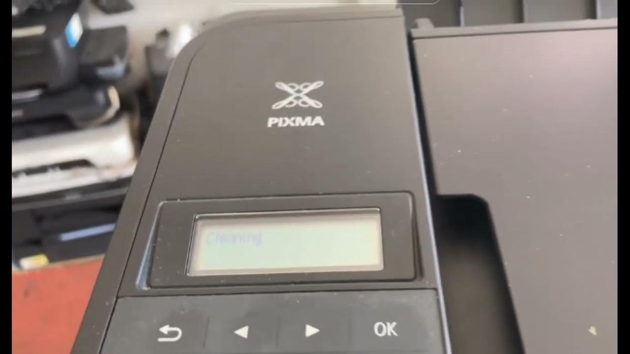 Canon g4010 manual nozzle and deep cleaning YouTube