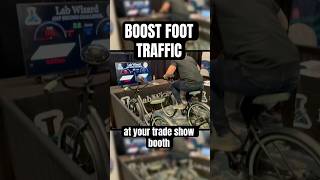 Double your trade show booth traffic and increase dwell time #bicyclegenerator