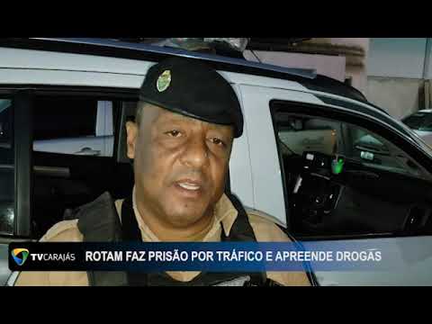 ROTAM faz prisão por tráfico e apreende drogas