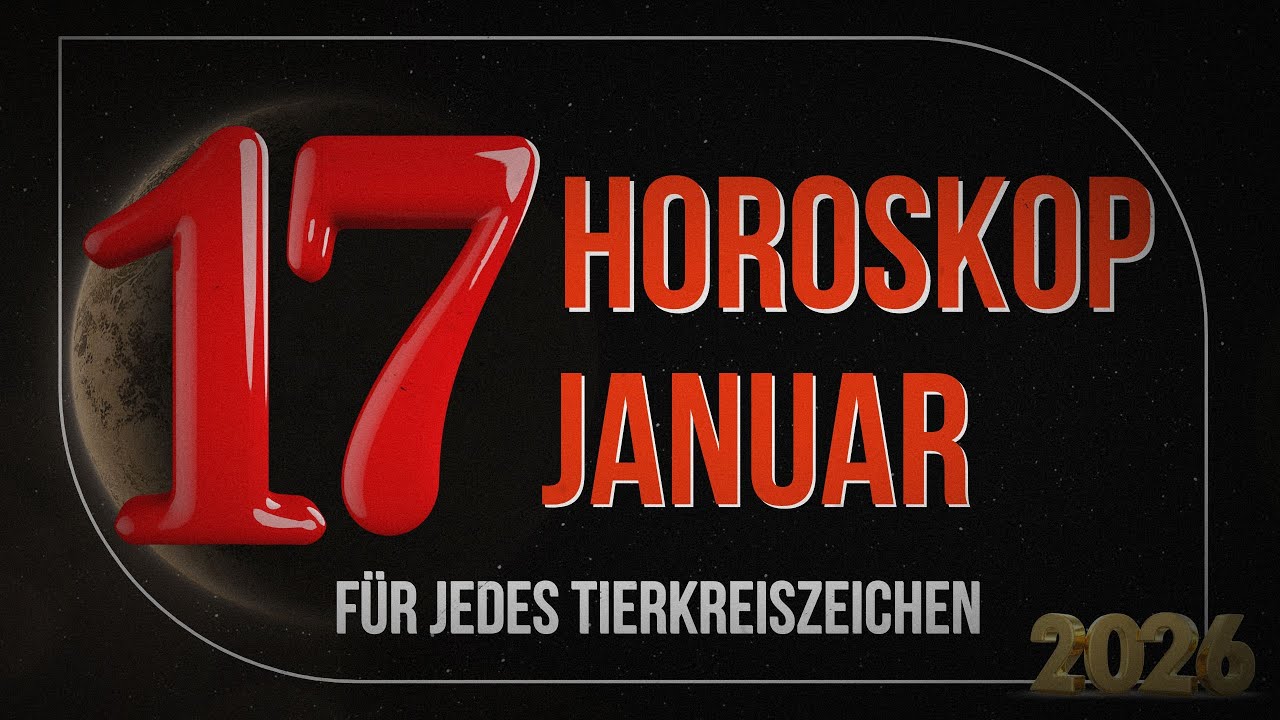 Tageshoroskop 17. Januar 2026 - Alle Sternzeichen | Dein Horoskop für heute