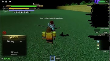 Demon Slayer RPG 2 - Thunder Breathing combo