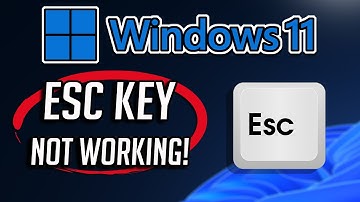 ESC Key Not Working In Windows 11 - [5 FIXES]