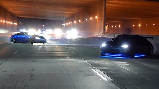 Street Racers Drift Whole Freeway *Tokyo Drift Real Life*