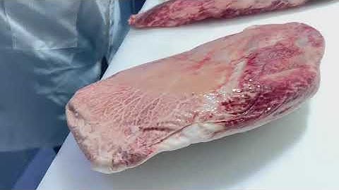 CẬN CẢNH BÓC TÁCH BÒ KOBE  NHẬT TẠI KHO LẠNH NHÀ HÀNG GORDON