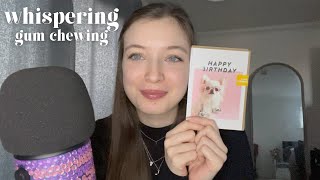 ASMR Gum Chewing and various triggers 😴