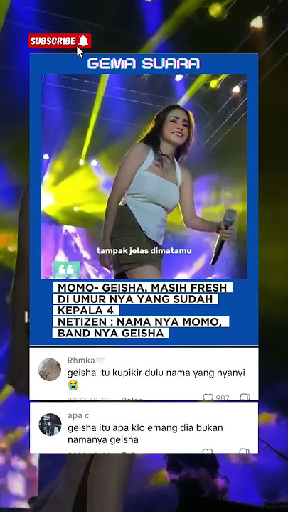 MOMO GEISHA, MANGGUNG LAGI #viral #konser #shortvideo #geisha