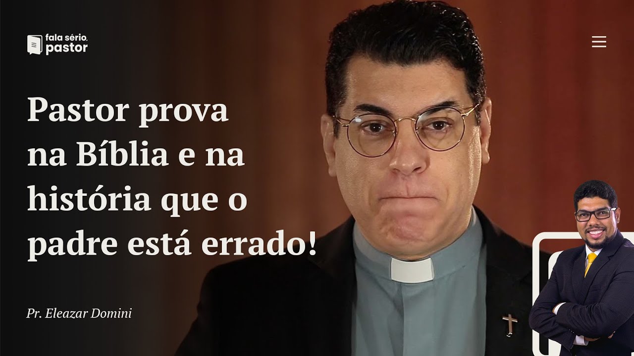 Pastor prova na Bíblia e na história que o padre estava errado e manda um recado aos protestantes!