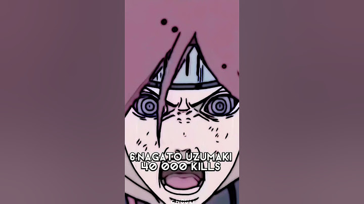 Top 10 Naruto Characters Kills Count | #anime #naruto