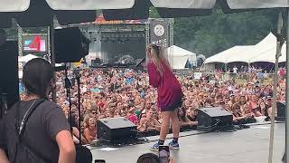 Tate's first time performing at a festival | #shorts