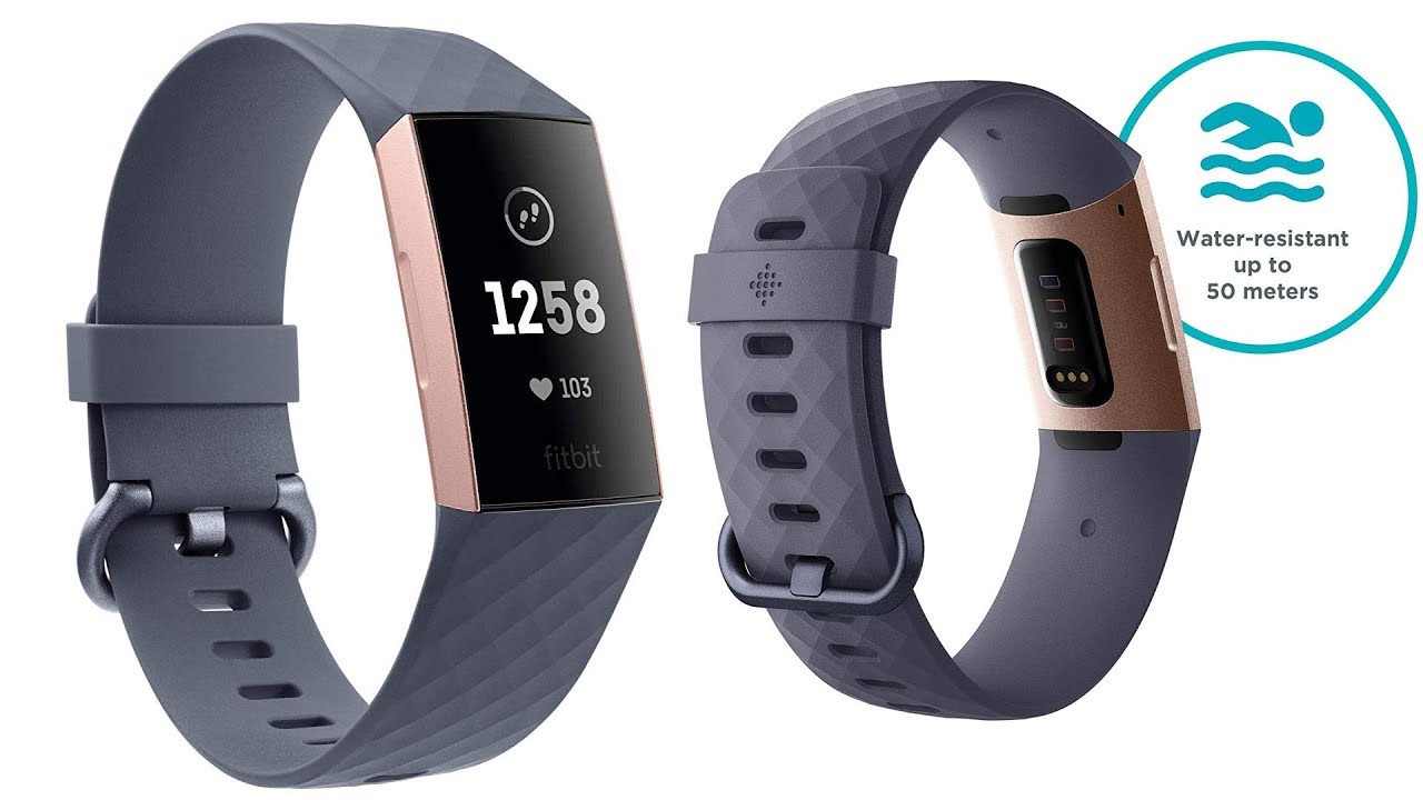 Fitbit Charge 3 Review Fitness Activity Tracker Graphite/Black ...