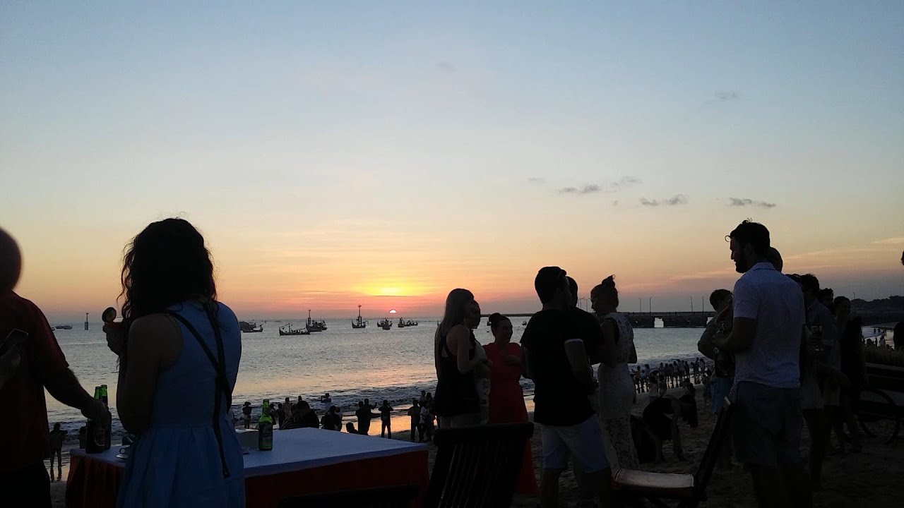 Beautiful Sunset Dinner At Jimbaran Bay Seafood