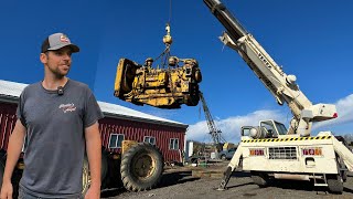 Testing the TEREX Crane | Caterpillar Grader Engine Removal by Scrappy Industries 211,955 views 5 months ago 42 minutes