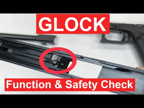 Glock Function & Safety Check. User Level Inspection #glock