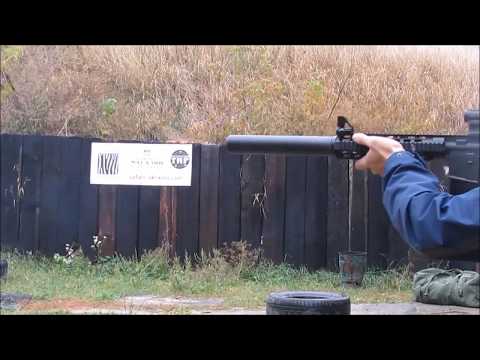 Интегрированный титановый глушитель TIHON под .223 калибр