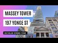 MASSEY TOWER CONDOS | UNOBSTRUCTED VIEW OF YONGE DUNDAS SQUARE | TORONTO CONDO TOUR | 557 SQFT