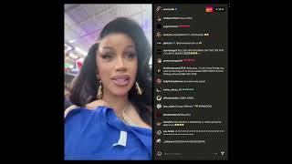 Cardi B Adresses Jt Instagram Live 9.23.25