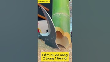 Liềm Rìu Đa Năng 2 Trong 1 Phát Cỏ Cành Cây, Tiện Ích #giadungnadi #dungculamvuon #riuliemdanang