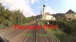 Führerstandsmitfahrt | Cab Ride | Passauer Bahn | Wels - Passau | 1293 Vectron [4k]