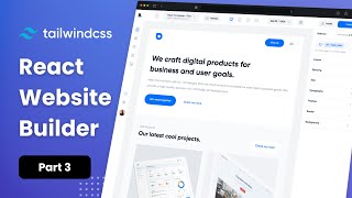 Website Builder Part 3 - Right Menu | React + Tailwind