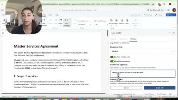 Playbooks Lesson 4: How to Build Custom Contract Playbooks in Law Insider Word Add-In