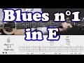 Blues 1 in E (lesson for acoustic guitar) - Guillaume Simon