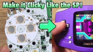 GBA Clicky Buttons Mod!