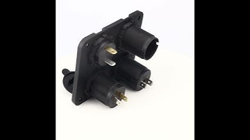 12V Marine Car Charger Socket Panel
