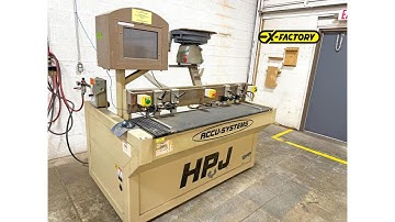 ACCU SYSTEMS HPJ CNC BORE GLUE & DOWEL INSERTER