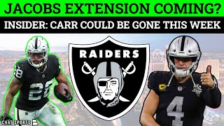 Raiders Rumors: Derek Carr Could Be GONE This Week + Josh Jacobs Extension? Sean Payton To Broncos