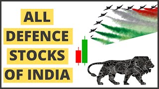 All Defence Stocks Of Indian Stock Market | 14 Stocks | Aerospace Stocks | Defence Manufacturing