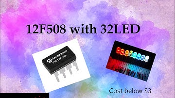 Multi led blink using shift register and pic 12F508/12F675