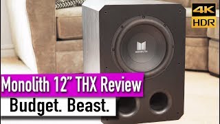 Monolith 12' THX Ultra Subwoofer Review | Best Subwoofer Under $1000? [4K HDR]