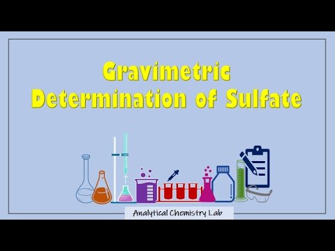 Gravimetric Determination of Sulfate/ Analytical Chemistry Lab