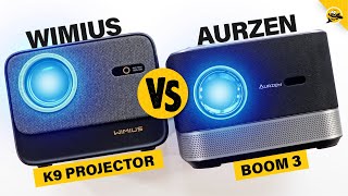 BEST PROJECTOR Under $300? WIMIUS K9 vs AURZEN Boom 3 screenshot 5