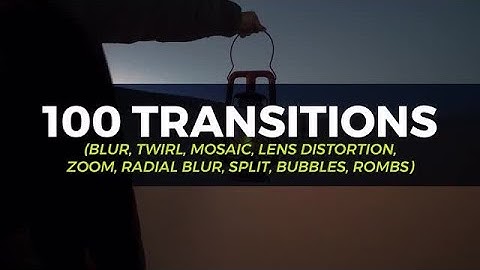 100 Transition Pack Premiere Pro Templates