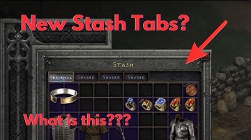 New Update! Looks like we may get some more stash tabs! #D2R #diablo2resurrected