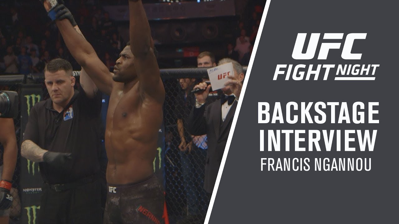 francisco el hombre Fight Night Beijing: Francis Ngannou 