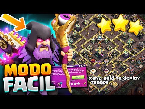 CÓMO COMPLETAR FÁCIL el *DESAFÍO DE LAS SOMBRAS* de CLASH OF CLANS | La Mejor Forma ✅ | Nueva Skin