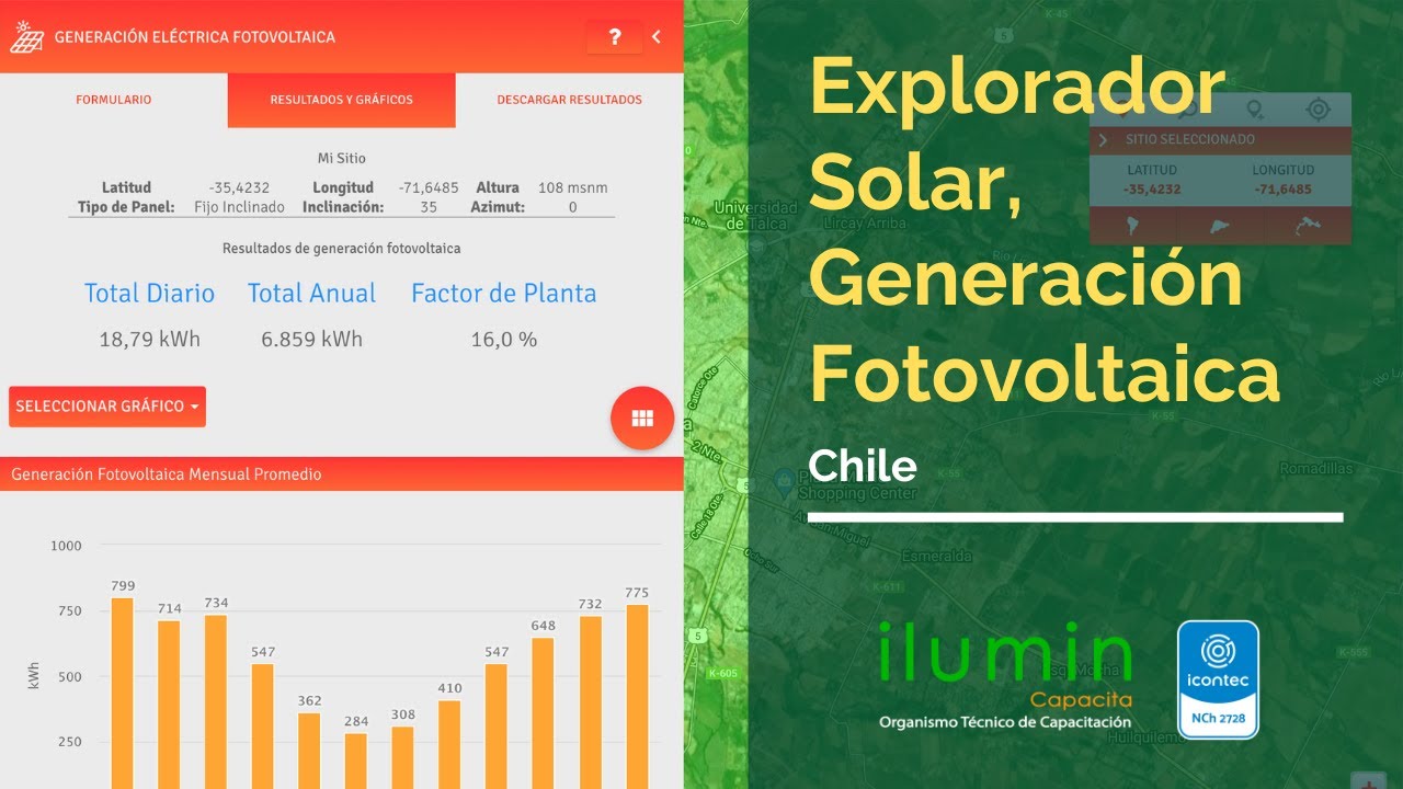 🔋 Explorador Solar ☀️, para el Cálculo de Generación de Energía Fotovoltaica